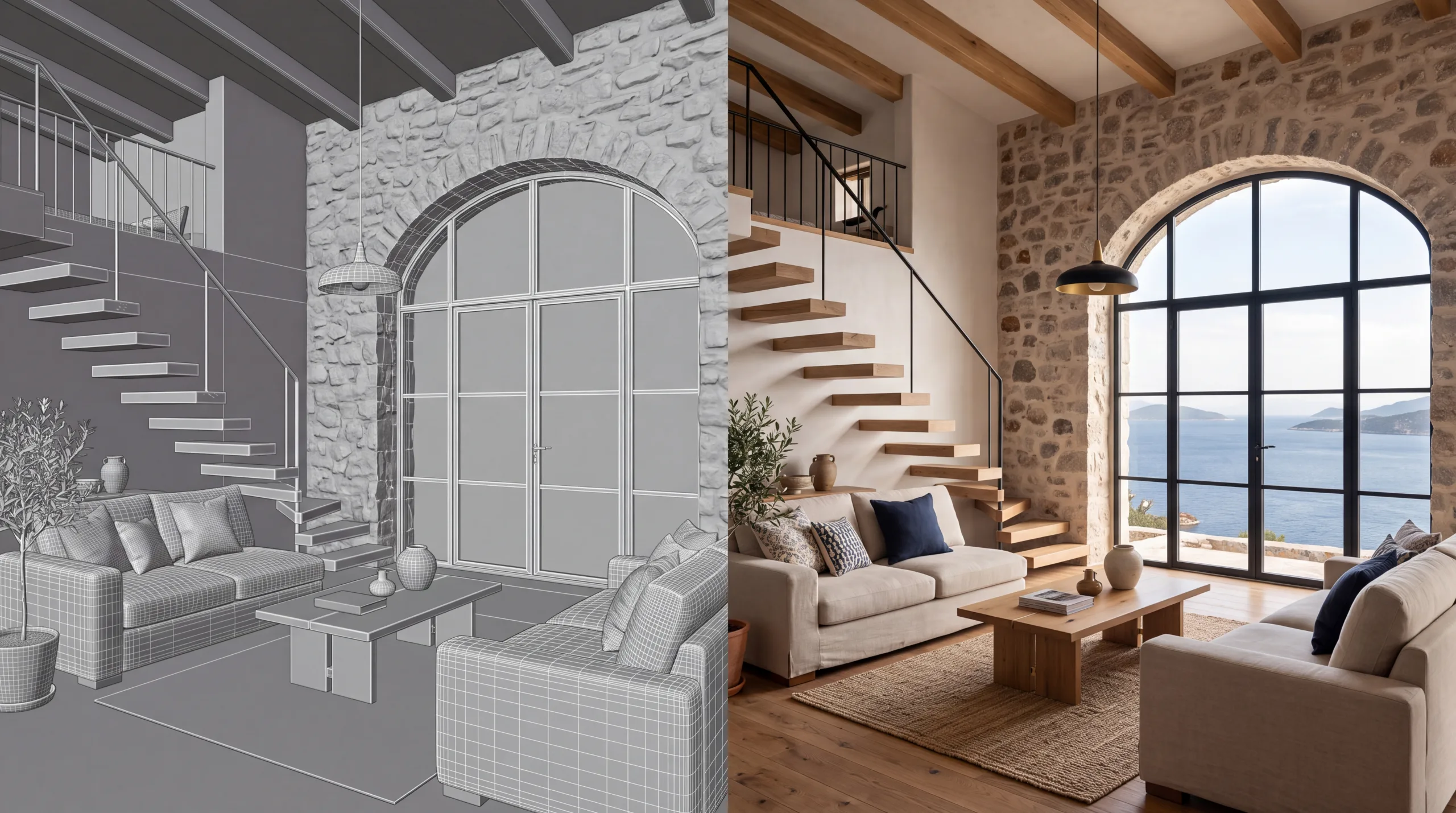 3D Görselleştirme — Dur Ada İnşaat & Mimarlık